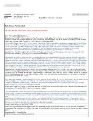 safe return plan page 1